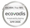 Médaille Ecovadis Silver reçue par Declic Propreté